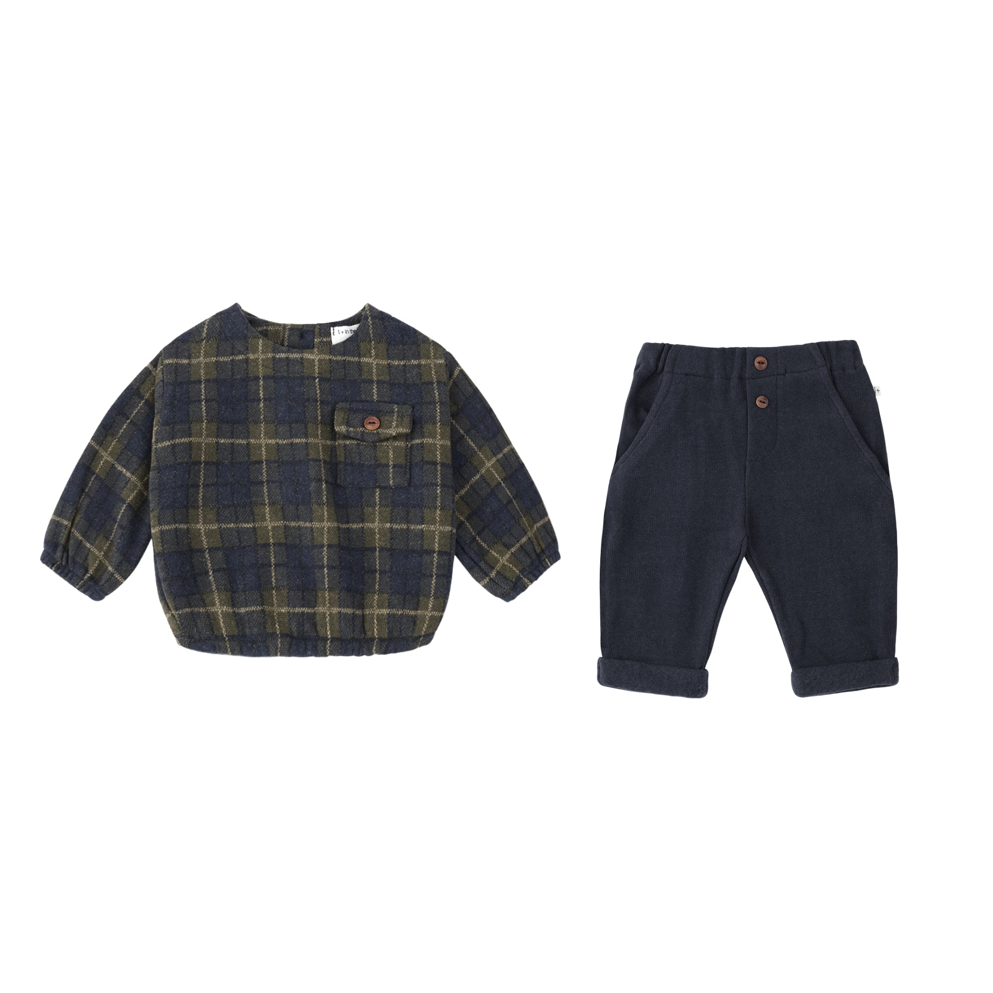 Kimirut Blouse & Pants Set | Blue