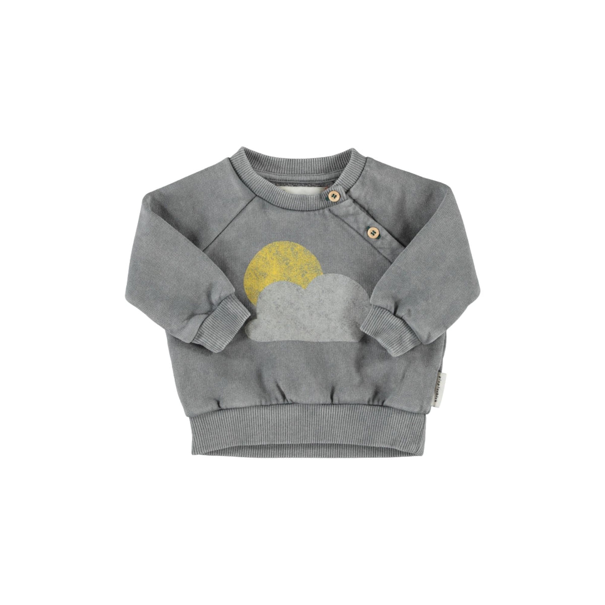 Sweatshirt | Grey with Sun & Cloud Print