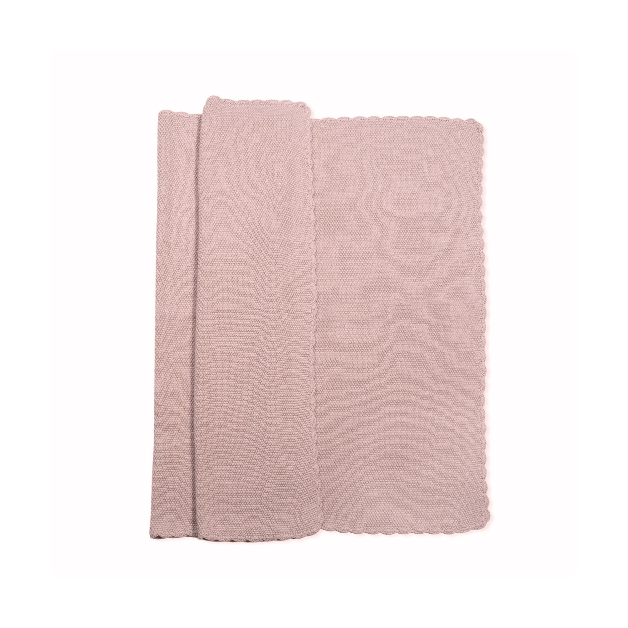 Tricot Baby Blanket | Pink