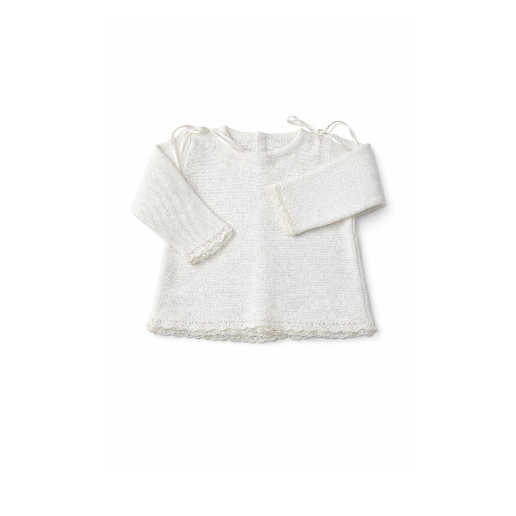 Pointelle Knit Set | Ivory