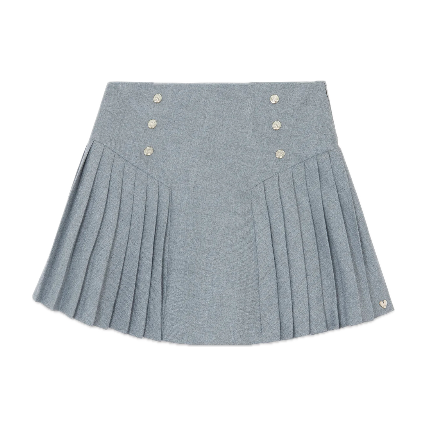 Pleated Skirt | Grey