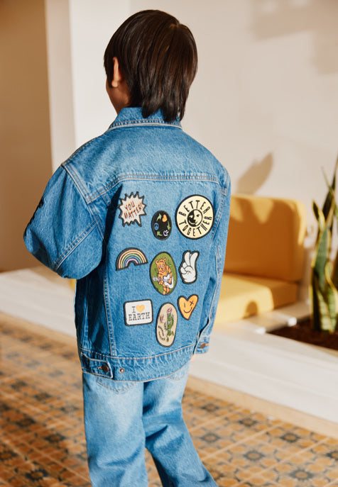 Embroidered Honore Jacket | True Blue