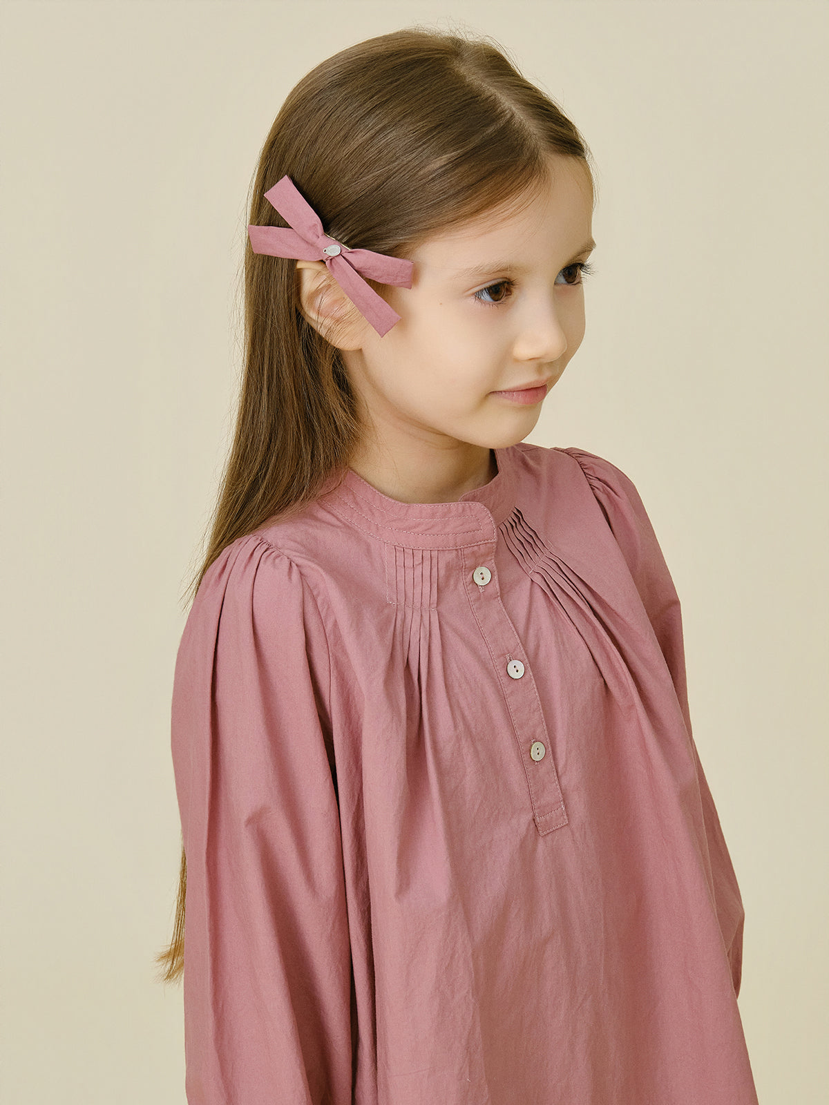 Amour Ribbon Hair Clip Set | Pink