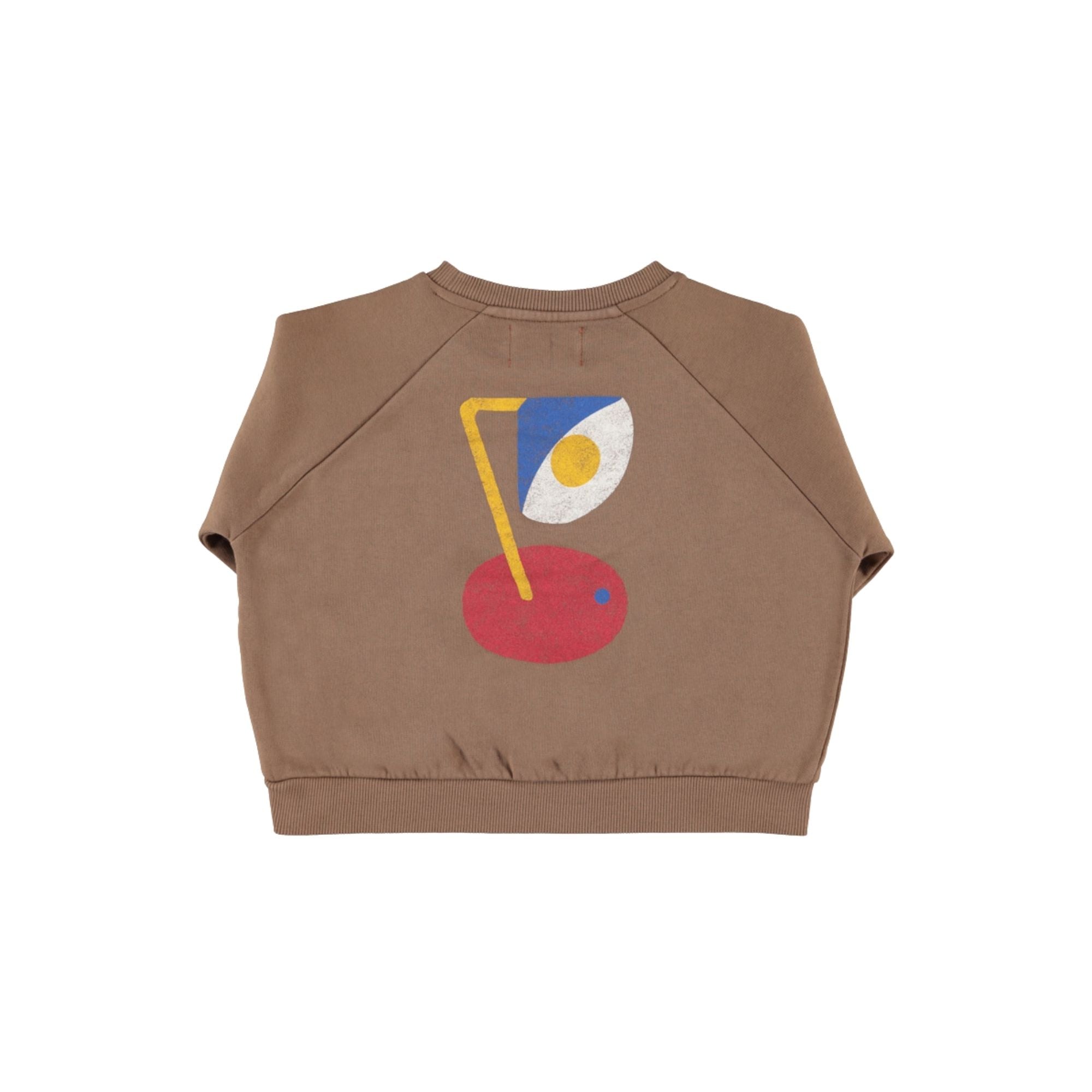 Sweatshirt | Brown with Captain Print