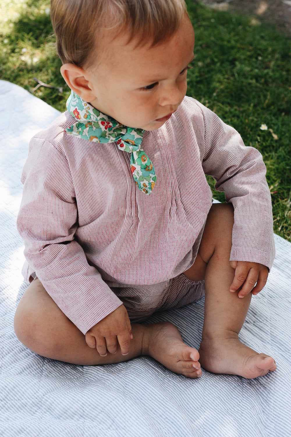 Wanda Set | Berry Stripe