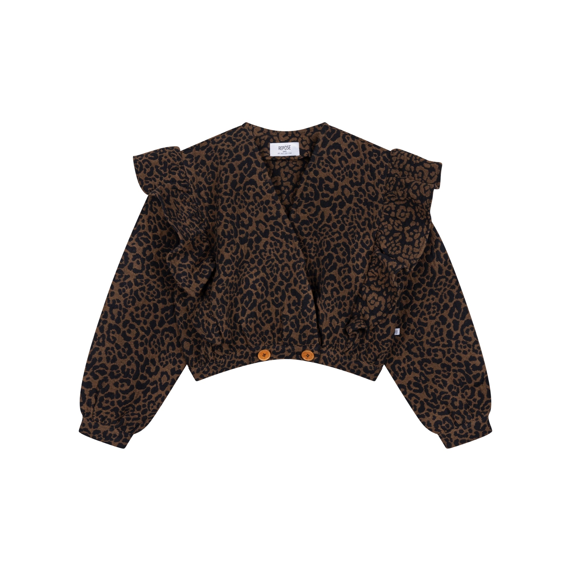 Nutty Jacket | Chocolate Leopard Jacquard