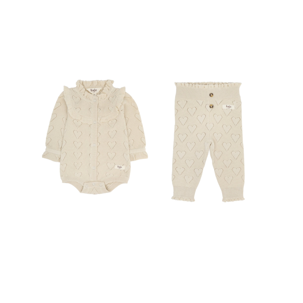 Jaim Charlie Bodysuit Set | Creme Oat