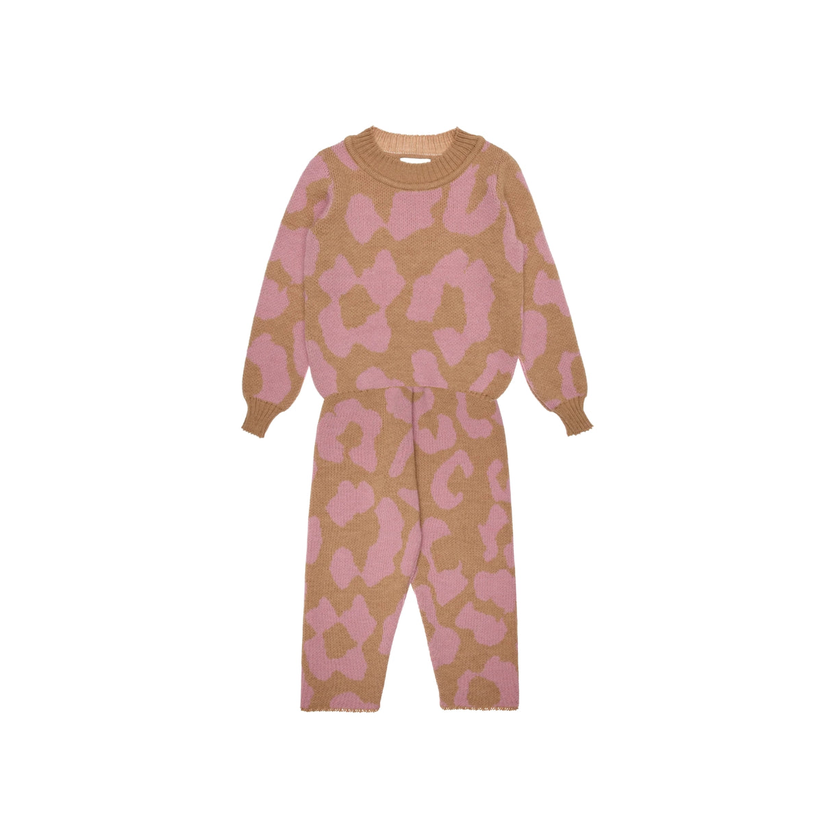 Quinn Wool Sweater Set | Pink