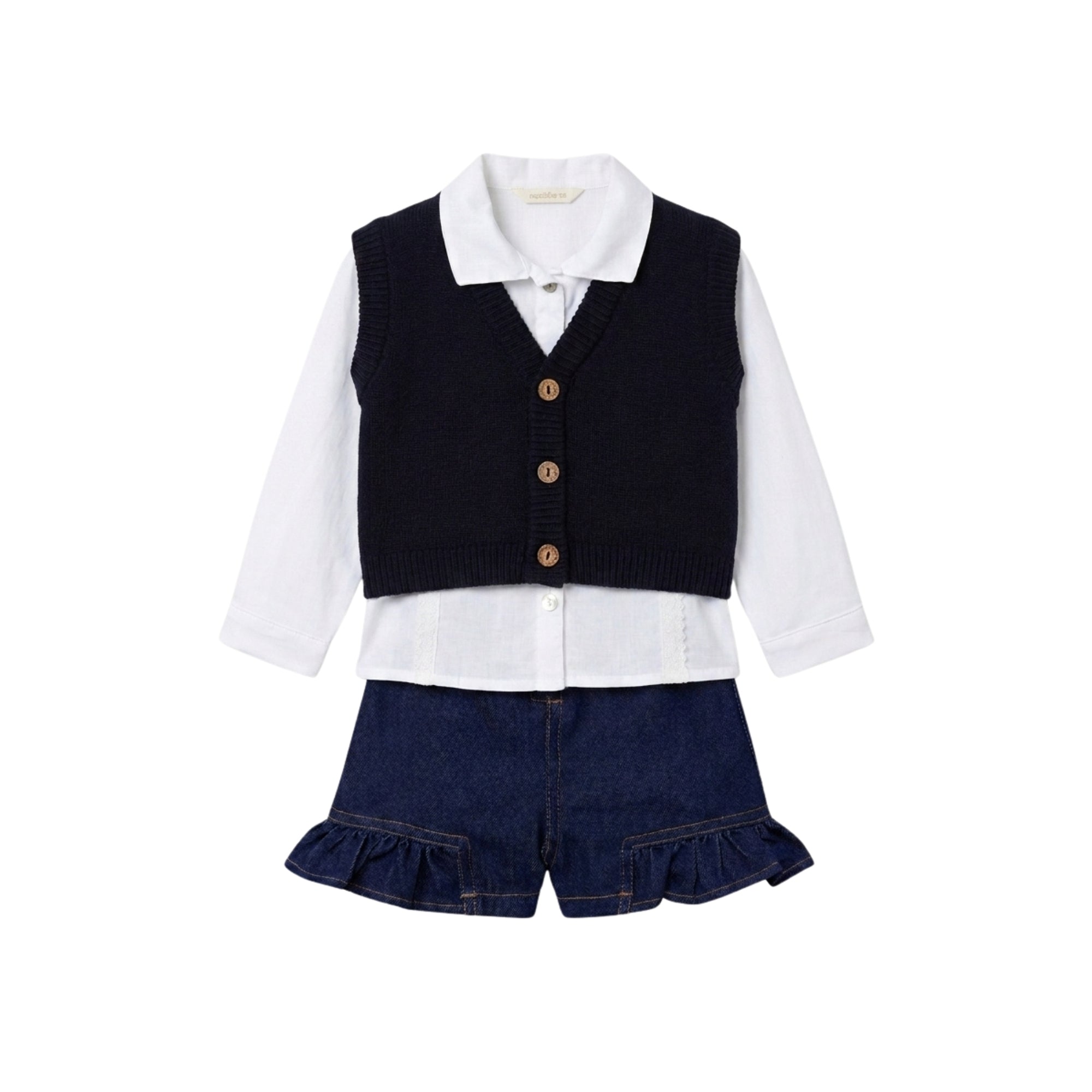 Vest & Shorts Set | Navy
