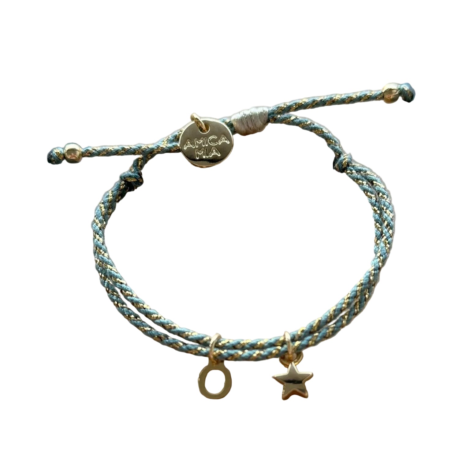Braided Bracelets | Initial + Charm
