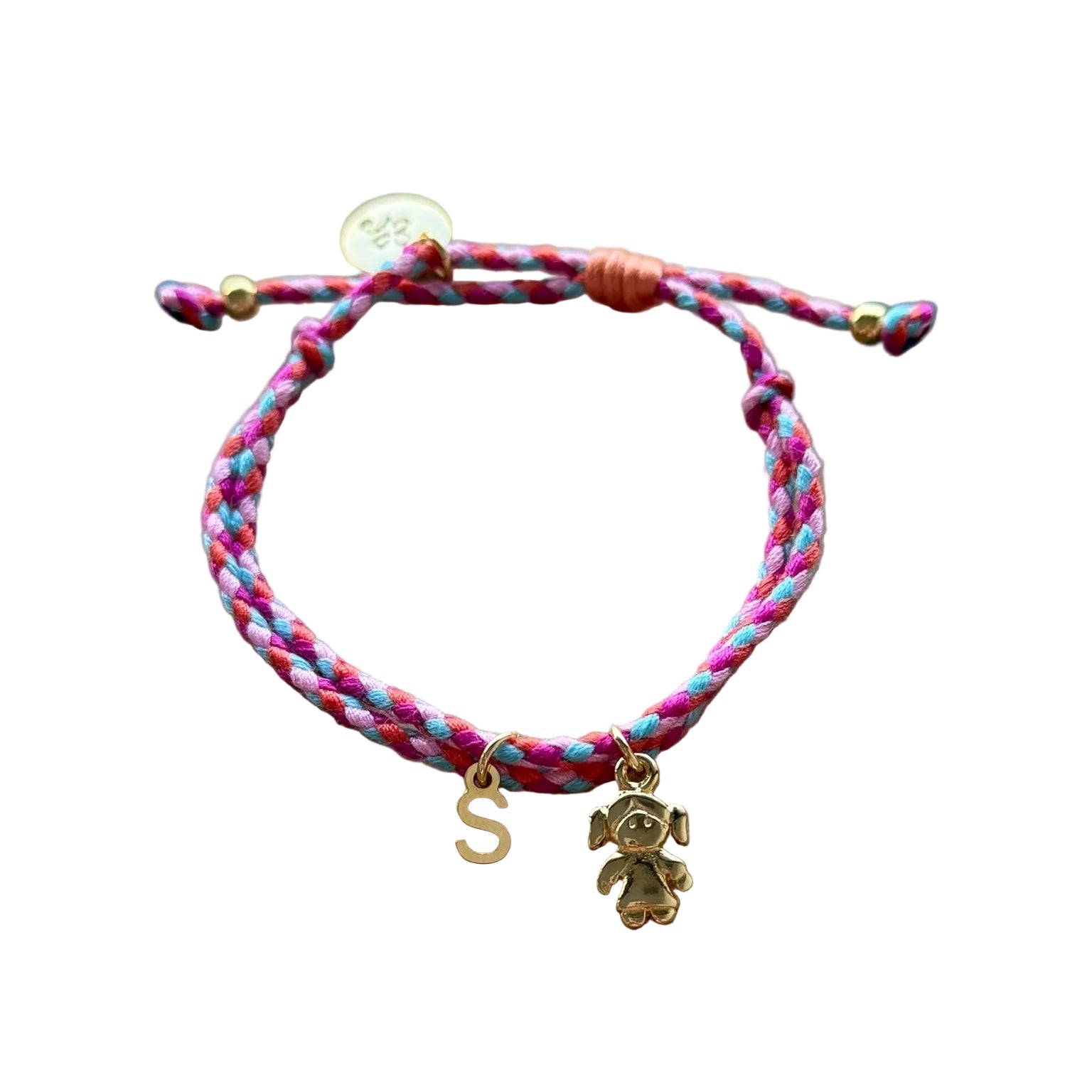 Braided Bracelets | Initial + Charm