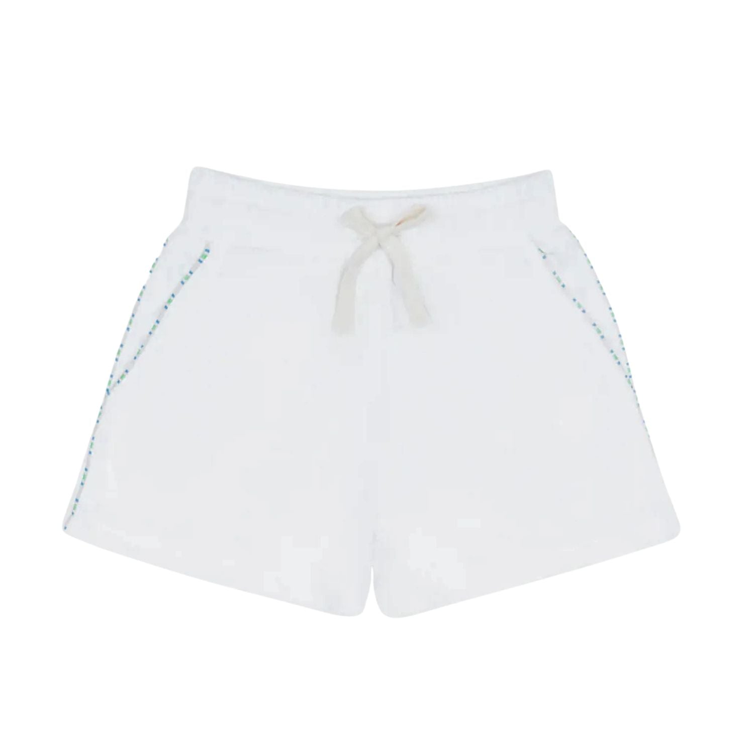 Shell French Terry Shorts | White
