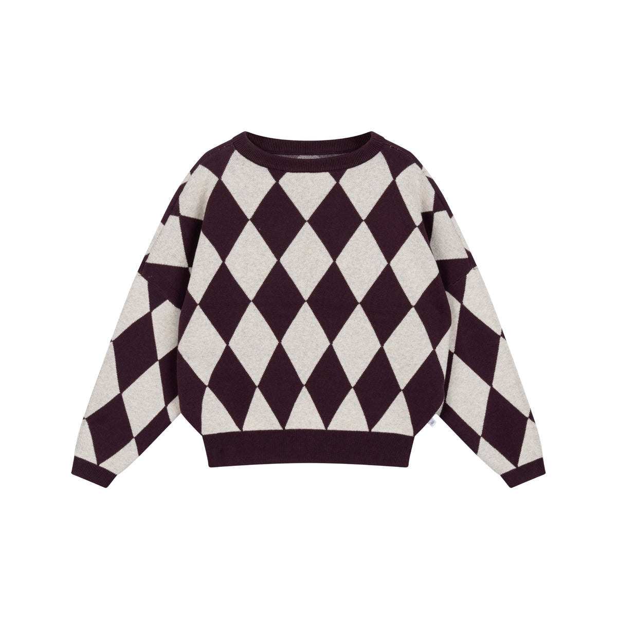 Knit Slouchy Sweater | Chocolate Twist