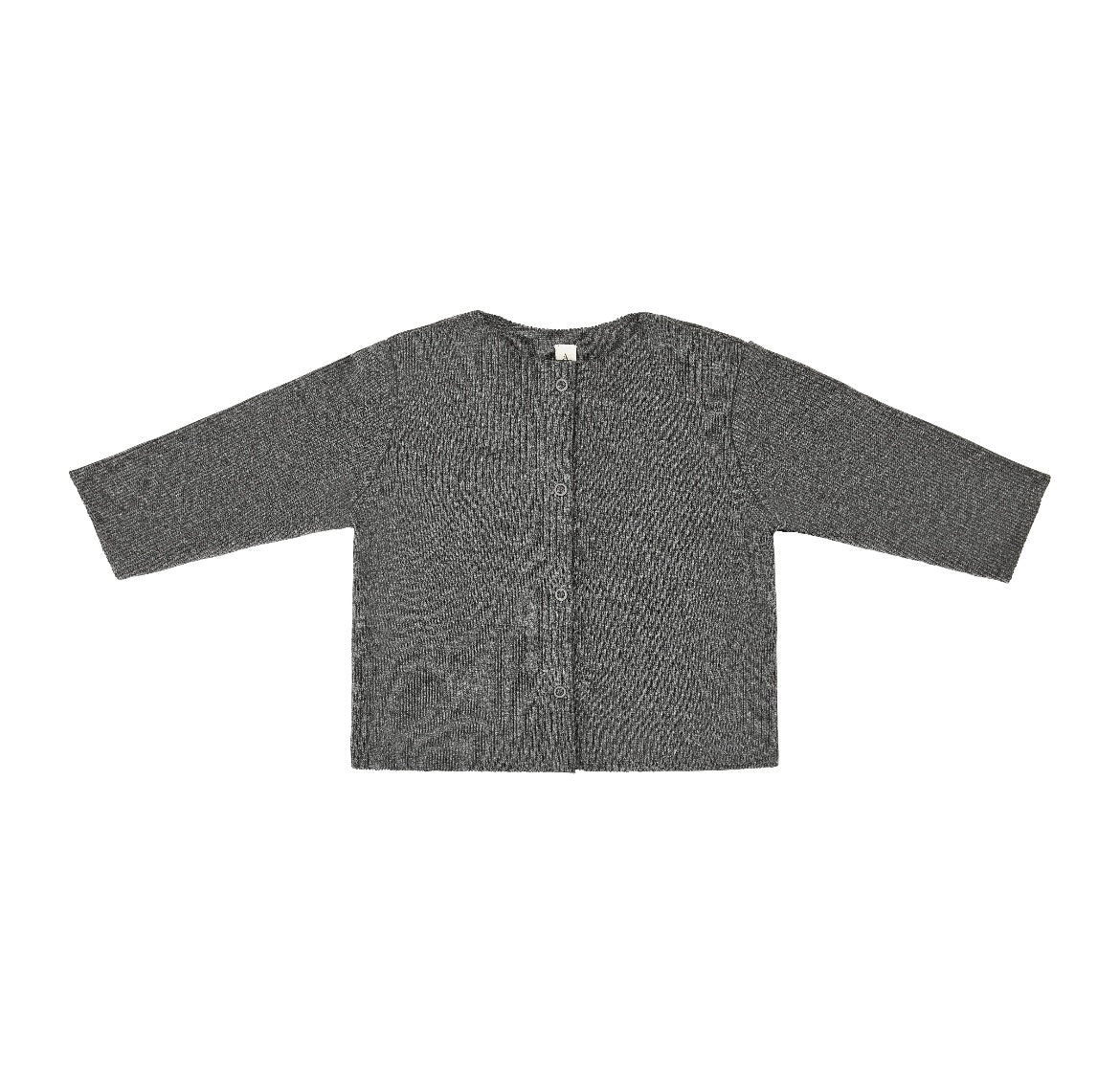 Rib Cardigan Set | Dark Gray