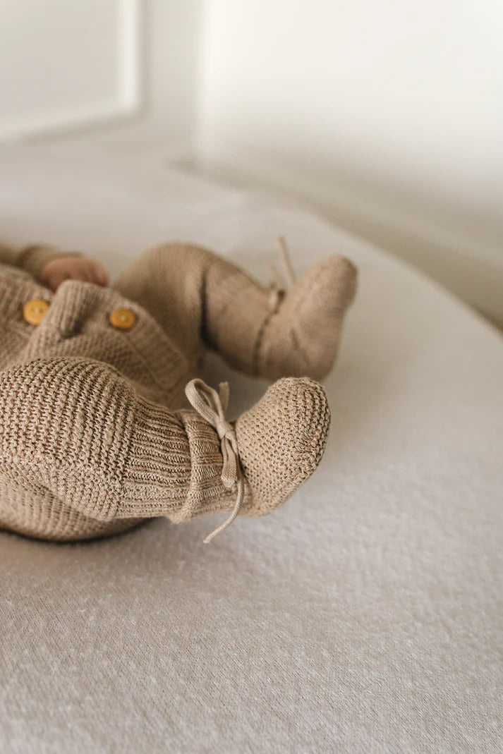Teddy Booties | Beige