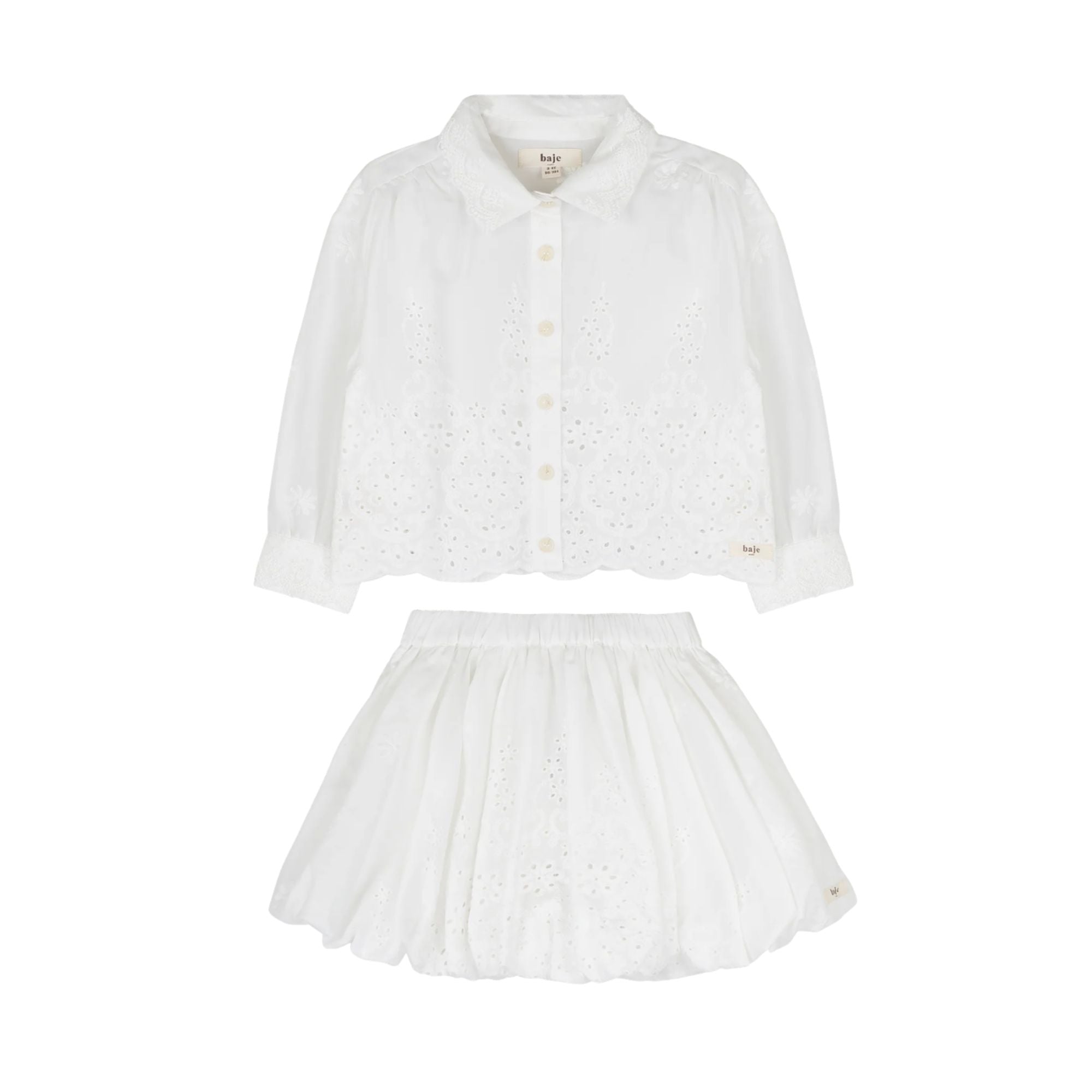 Liz Long-Sleeved Set | Off-White