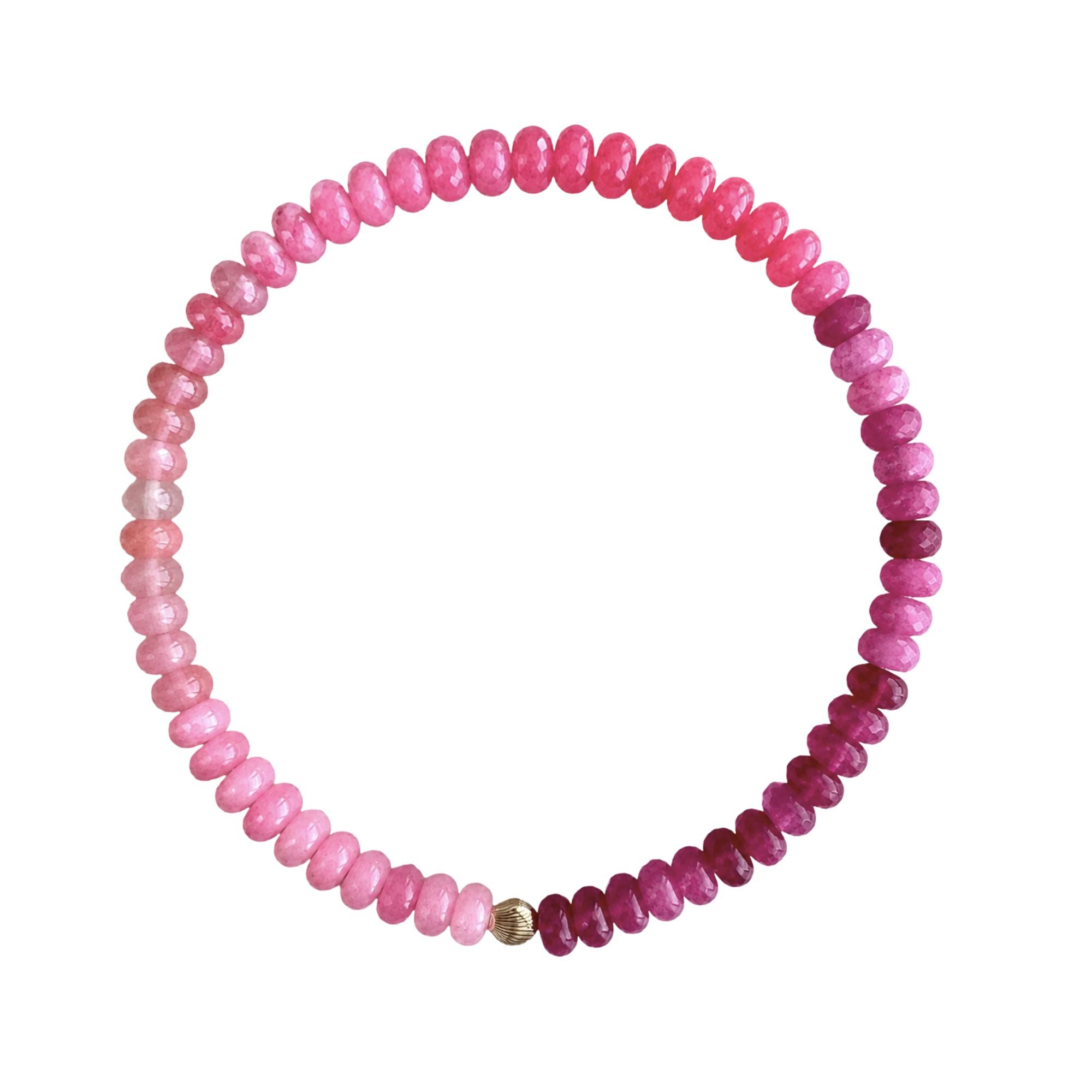 Semi Precious Necklace | Raspberry Sorbet
