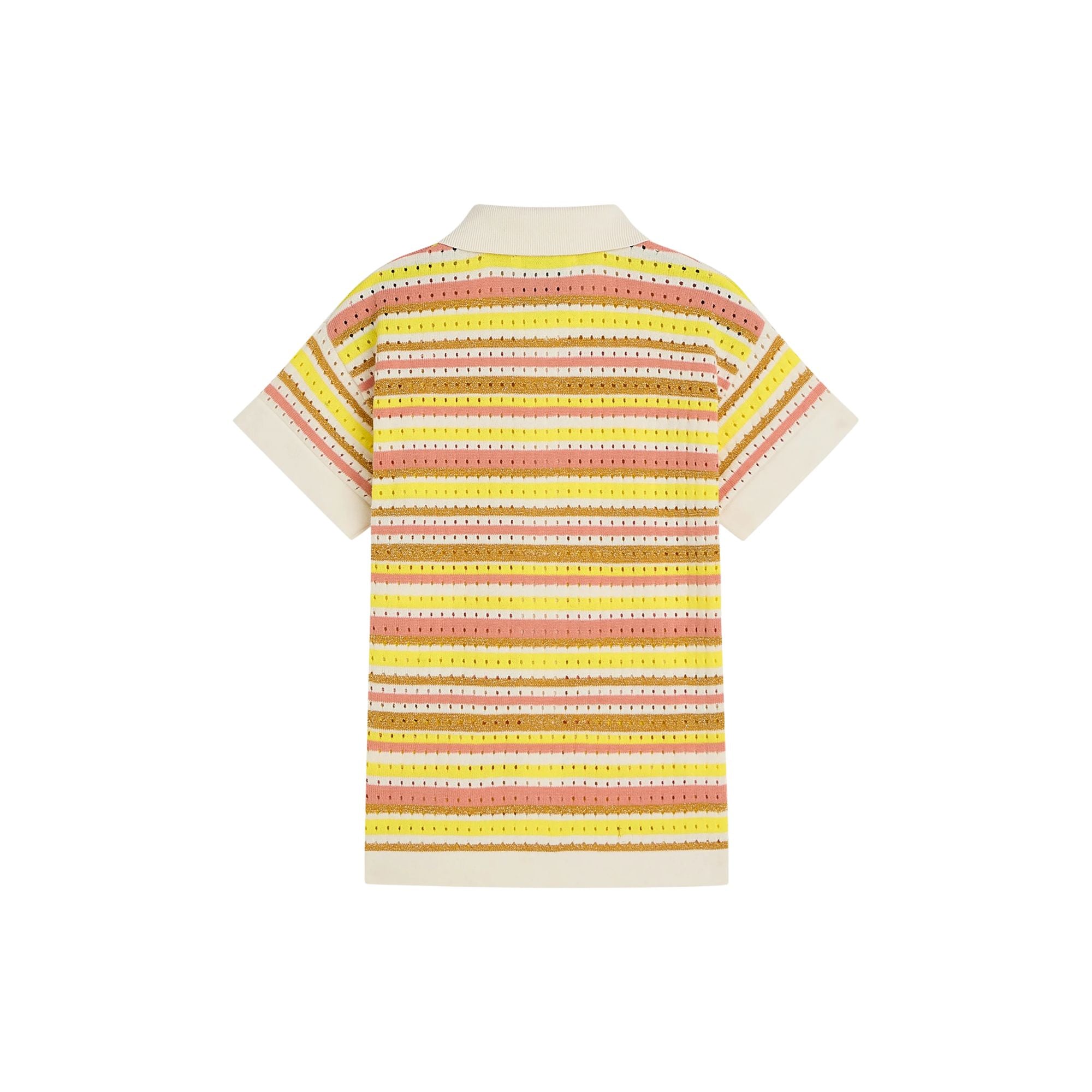 Lurex Stripe Knitted Shirt