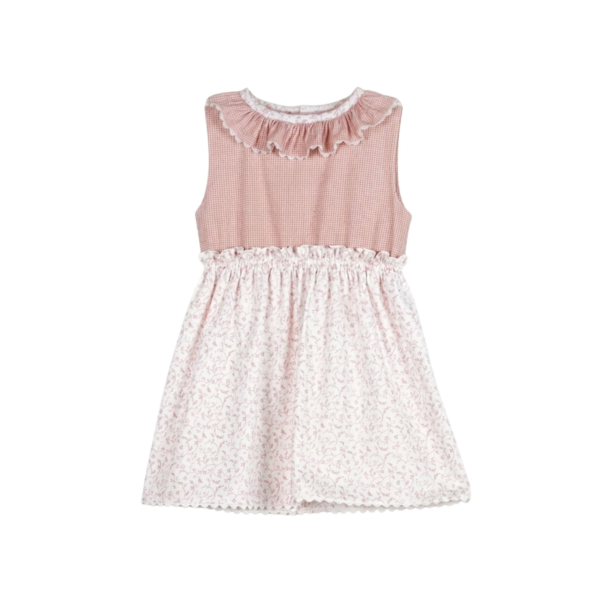 Nina Ruffle Dress | White