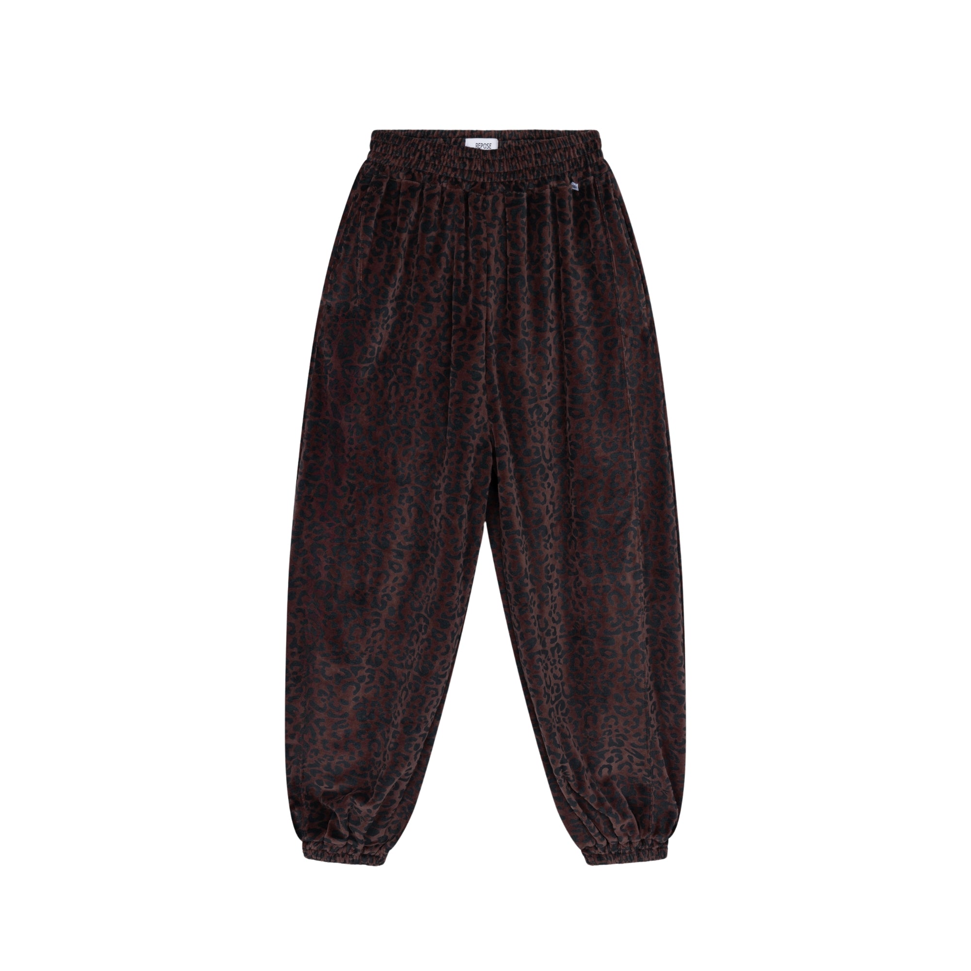 Loose Fit Sweatpants | Chocolate Leopard