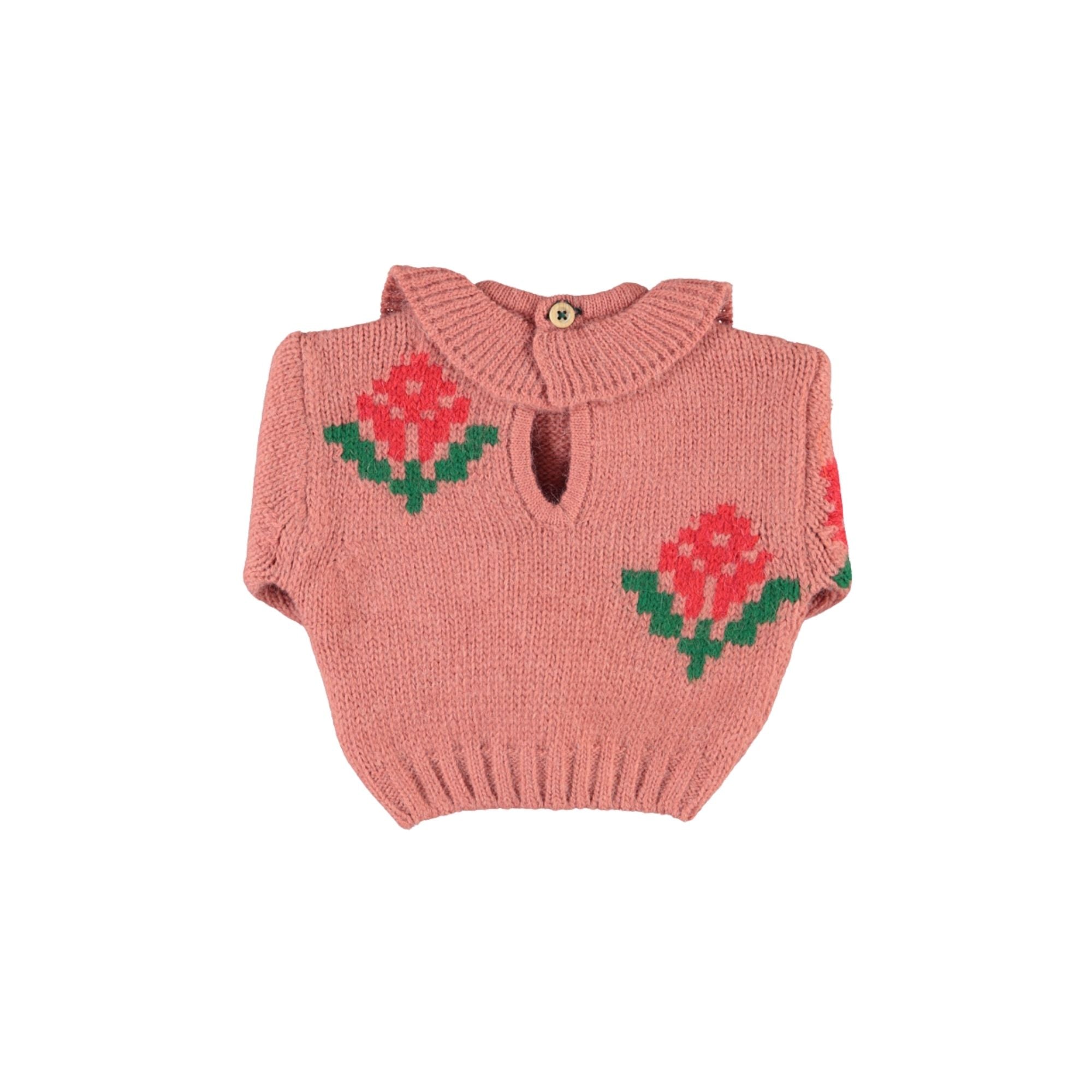 Knitted Baby Set | Old Pink