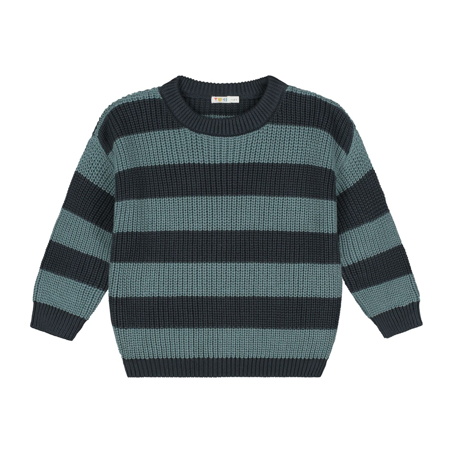 Striped Knitted Sweater | Blue Monday