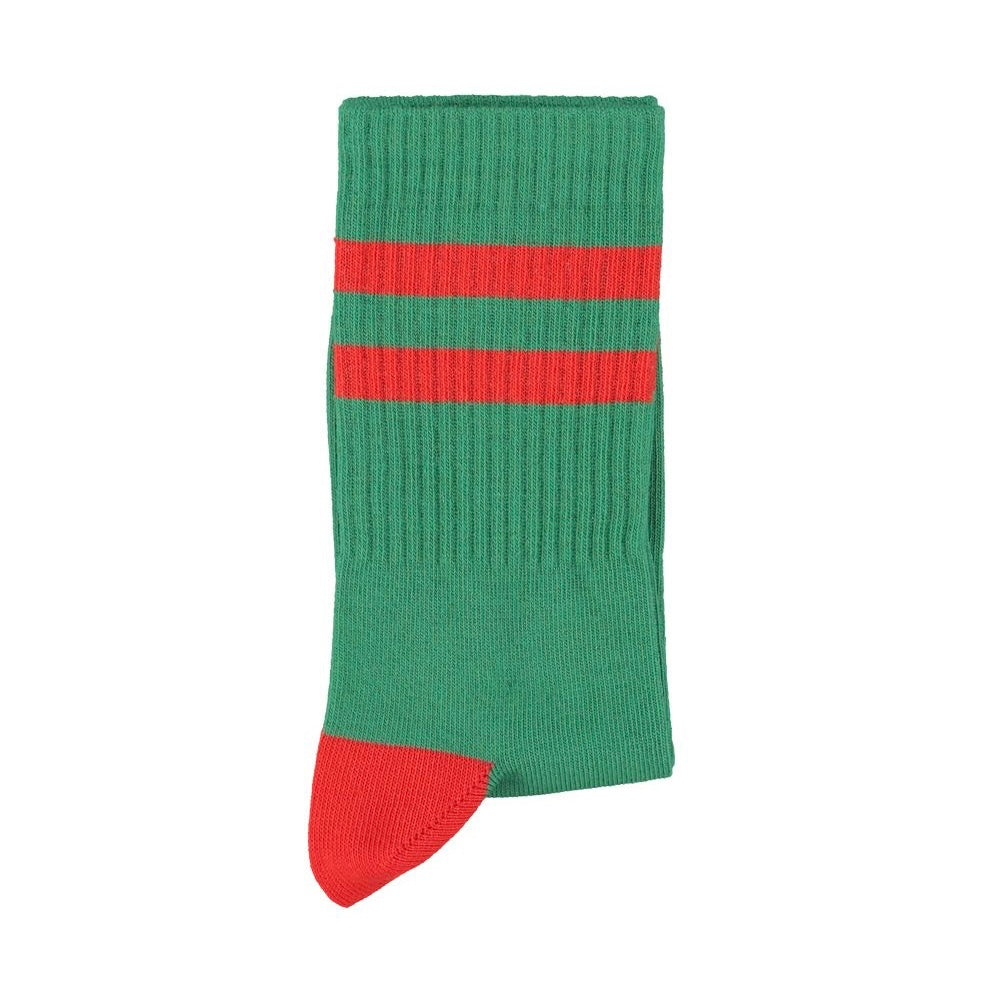 Striped Socks | Green/Red