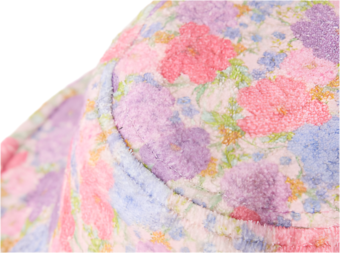 Charlotte Terry Towelling Bucket Hat | Floral