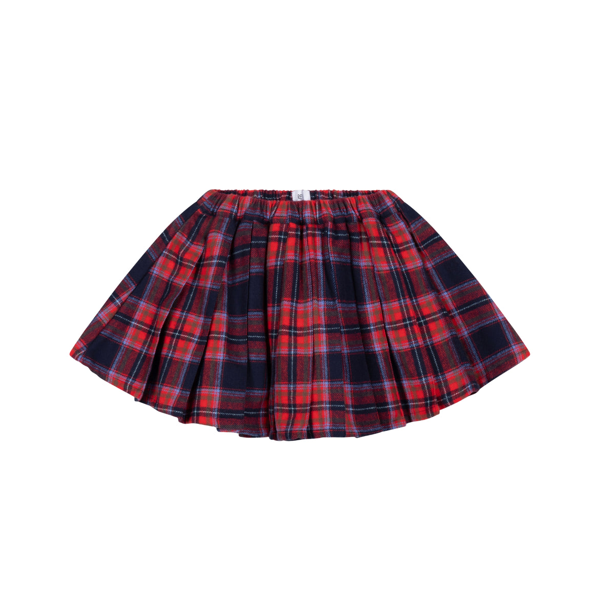 Plisse Skirt | Firecracker Horizon Check