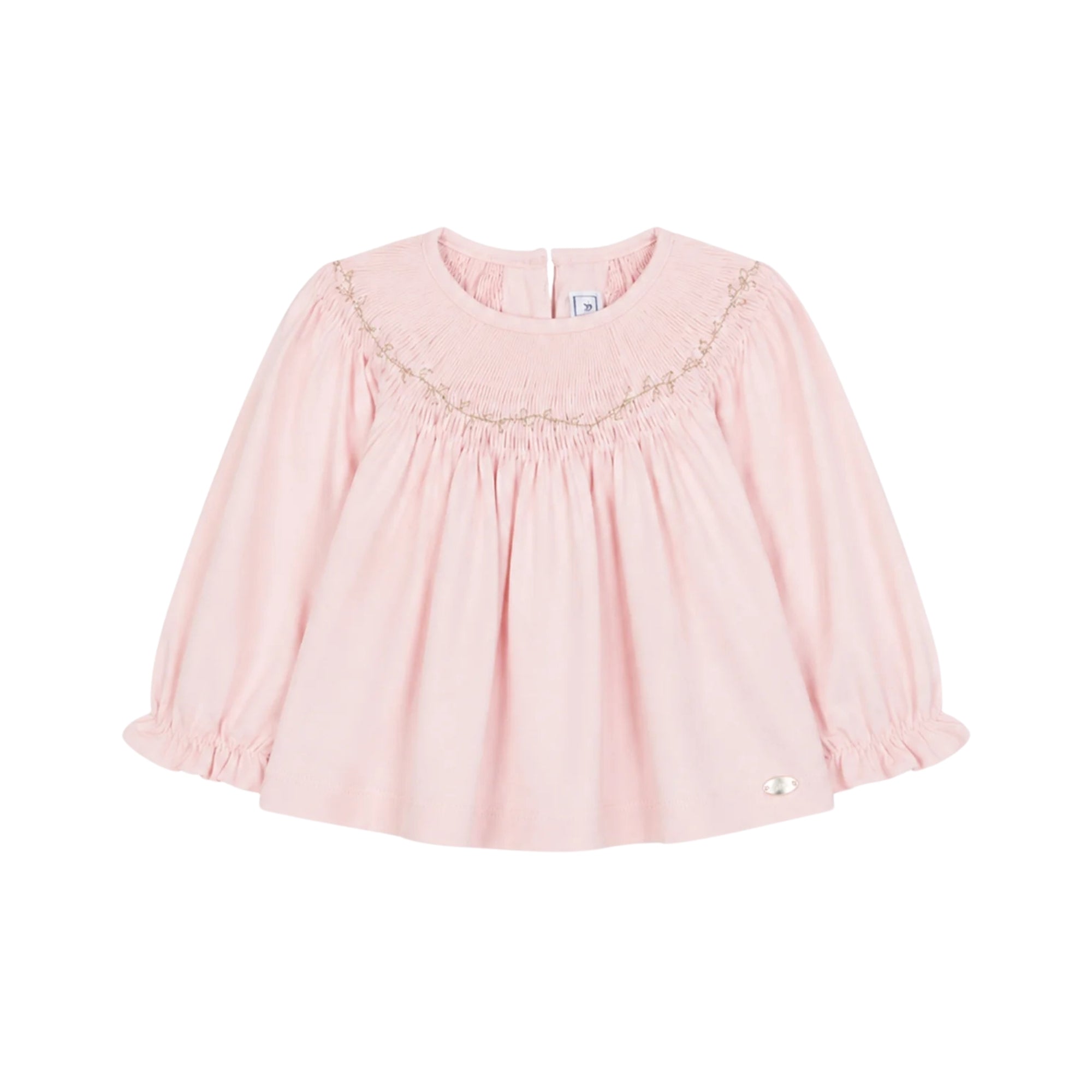 Smock Blouse | Blush Pink