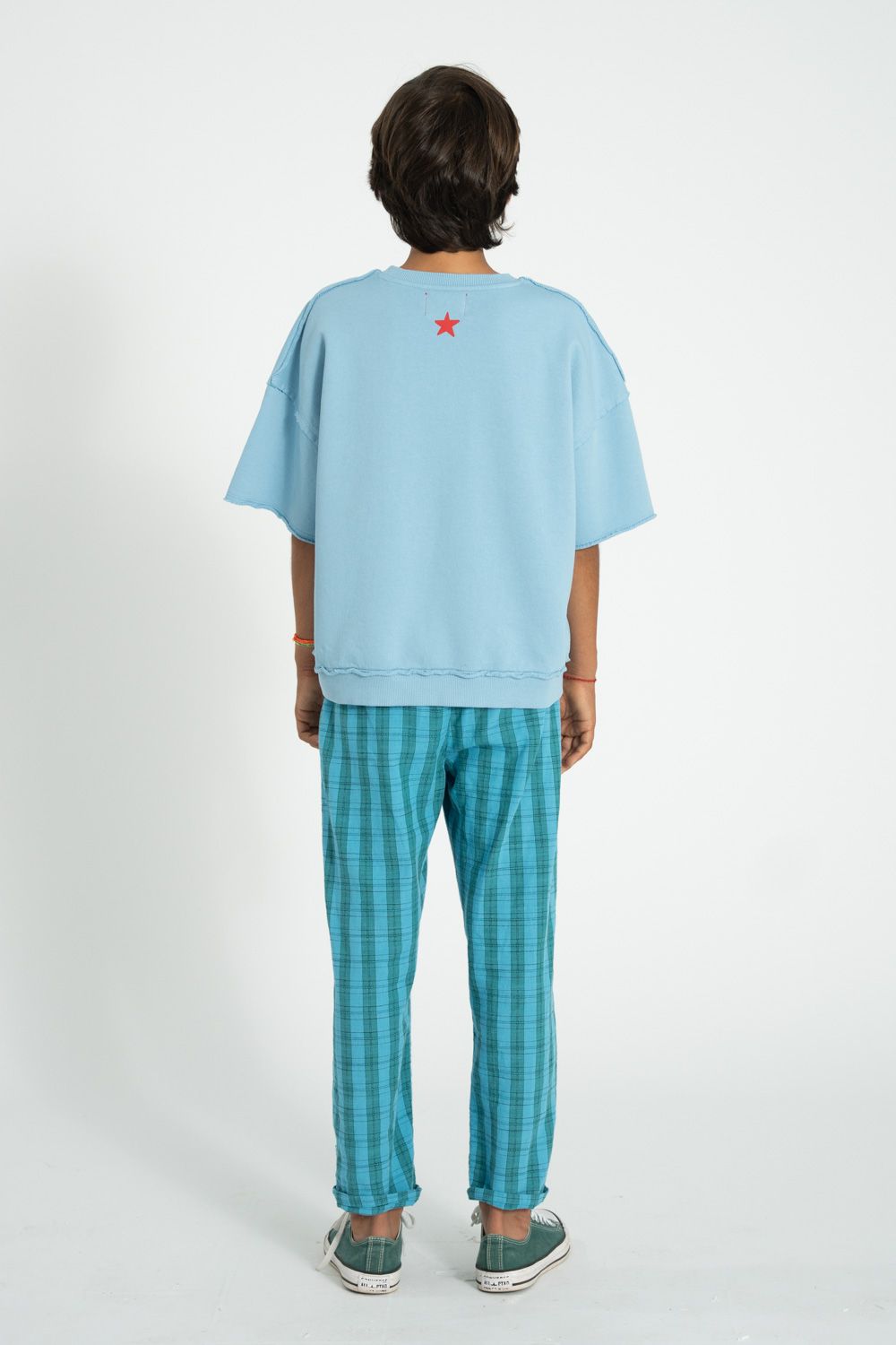 Checkered Unisex Trousers | Blue/Green