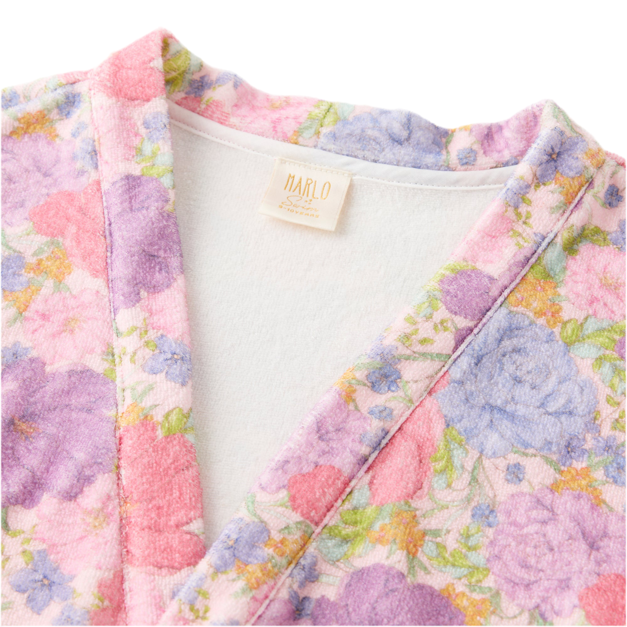 Charlotte Terry Towelling Robe | Floral