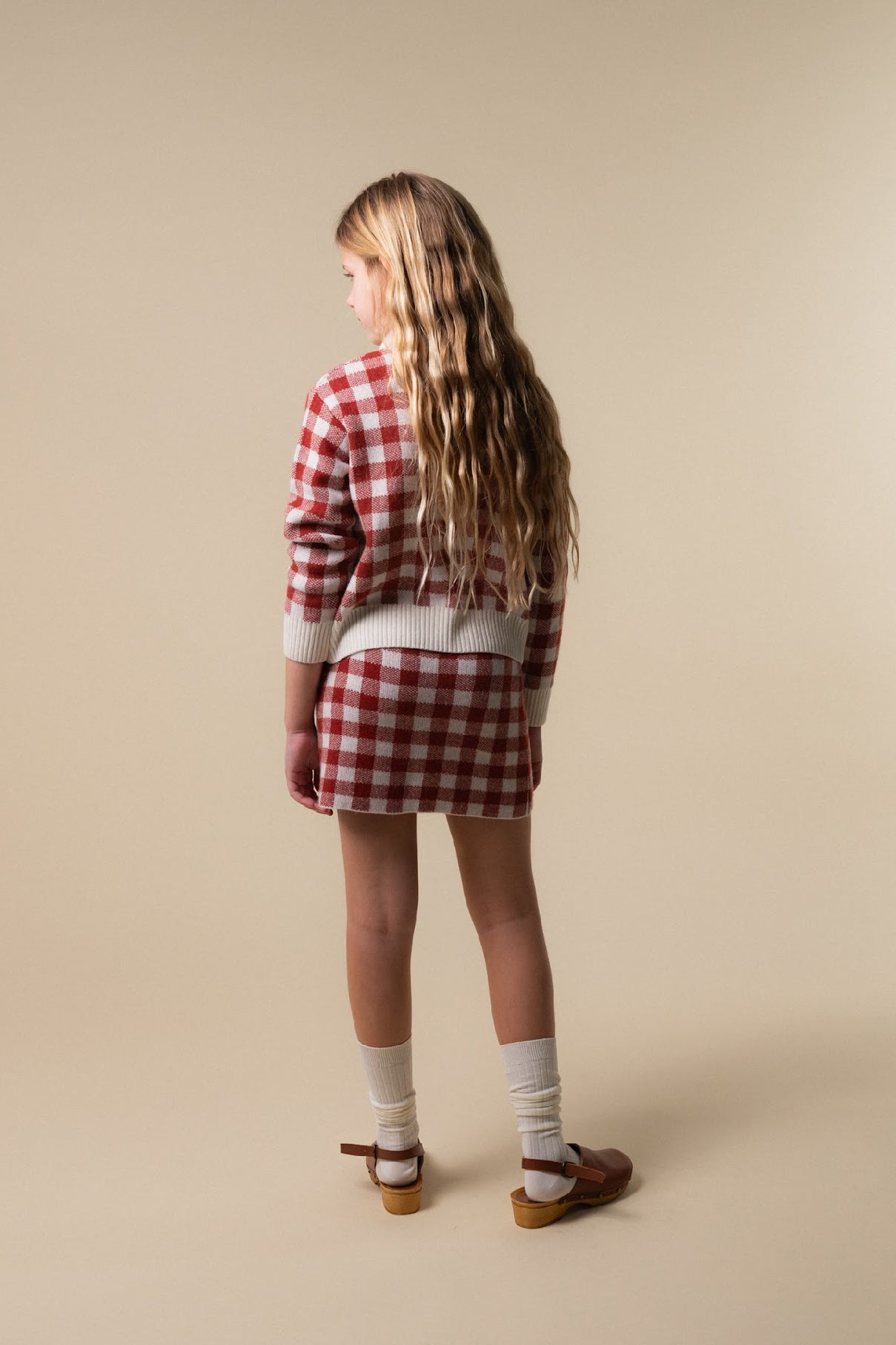 Gingham Mini Skirt | Russet