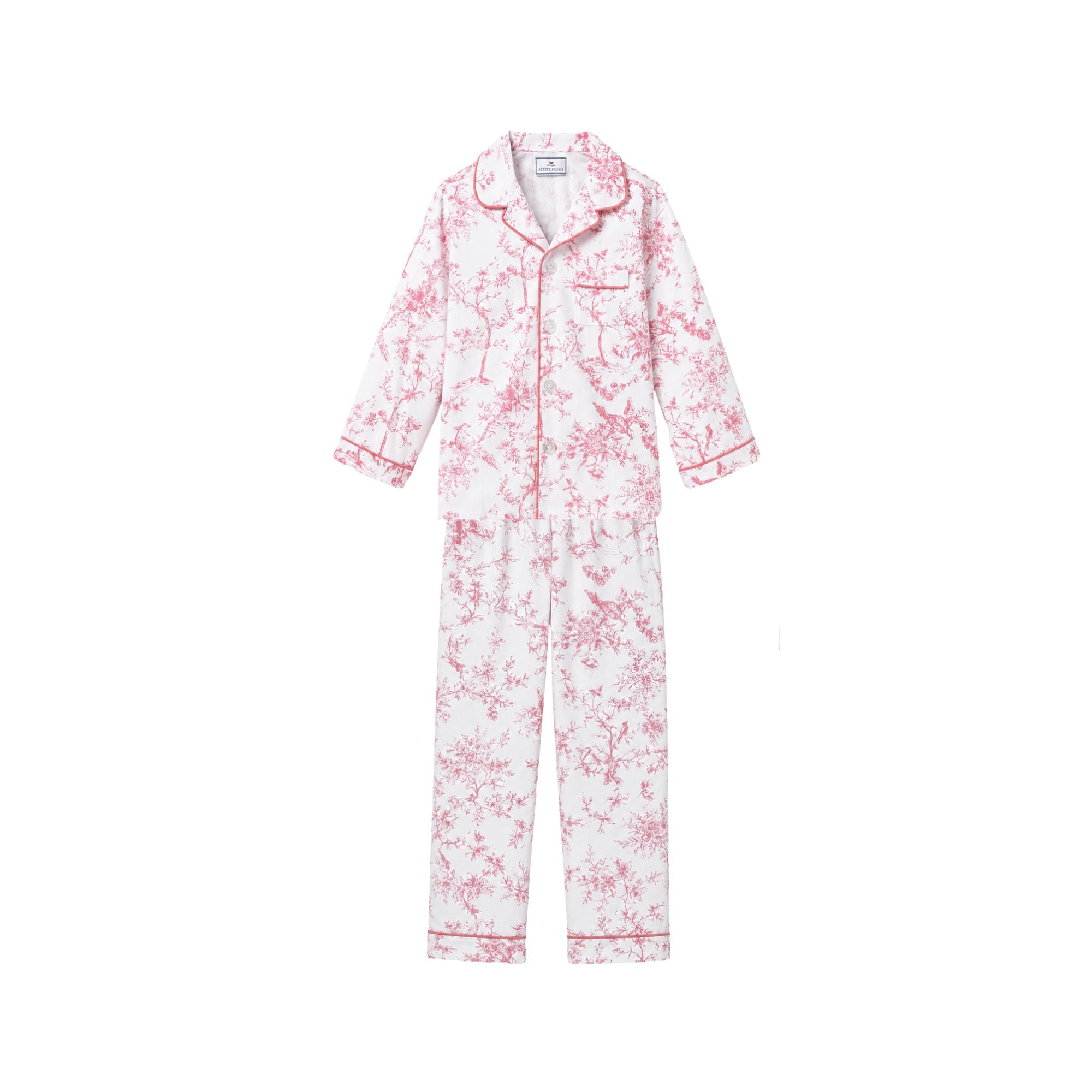 Twill Pajama Set | Pink Timeless Toile