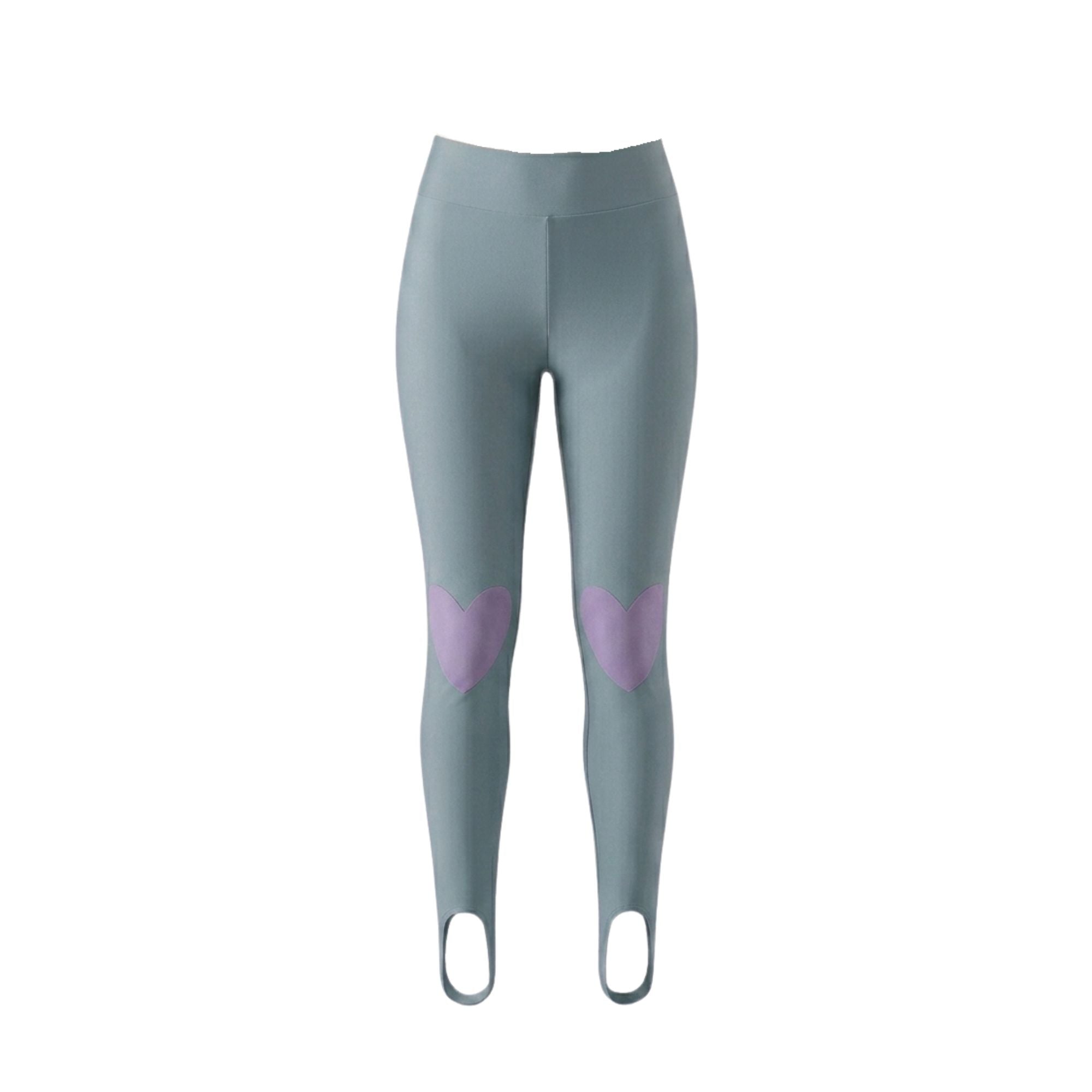 Heart Electra Leggings | Silver/Lavanda