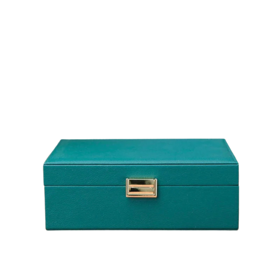 Louise Leather Jewelry Box | Green