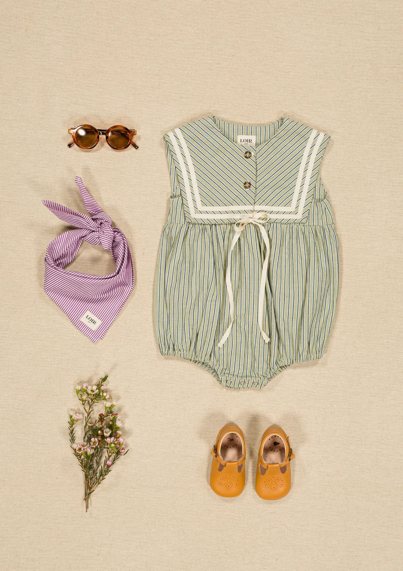 Isabella Romper | Ona Stripes