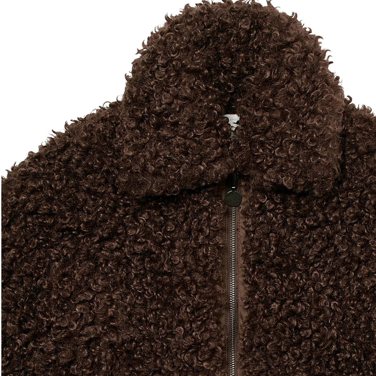 Faux Fur Jacket | Rust