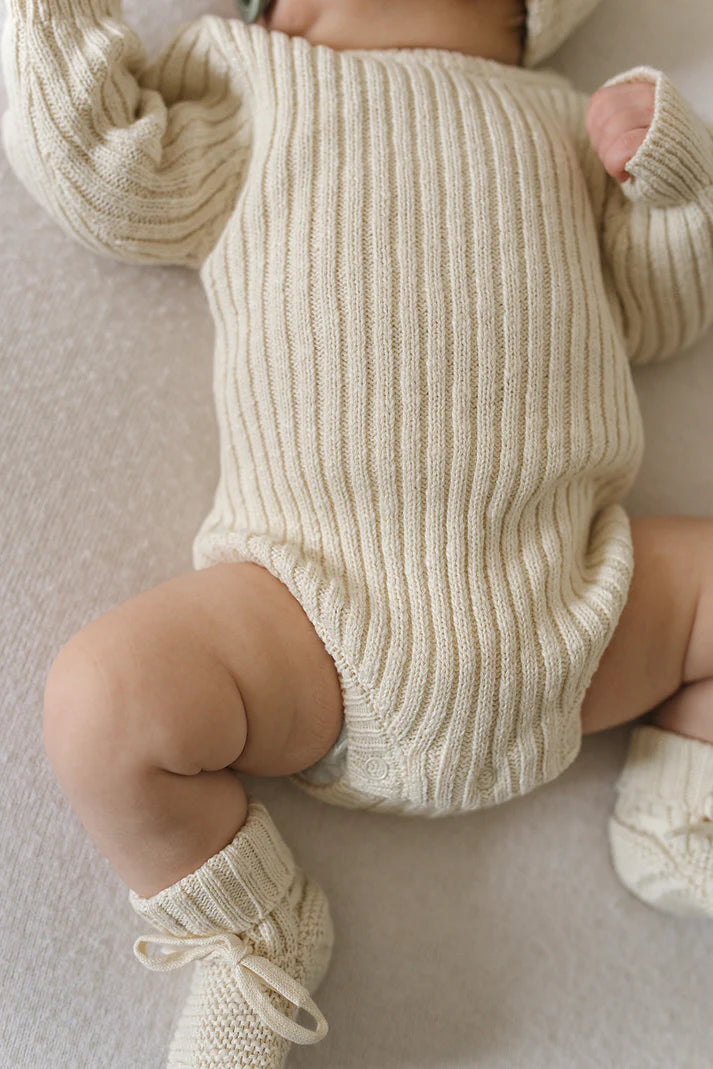 Teddy Bodysuit | Oatmeal