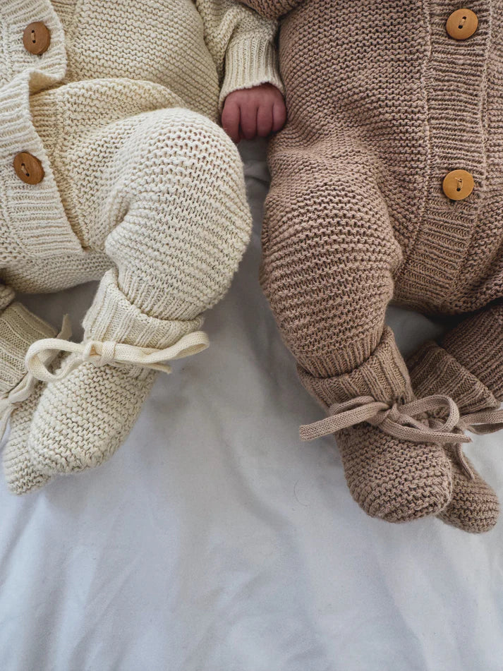 Teddy Booties | Beige