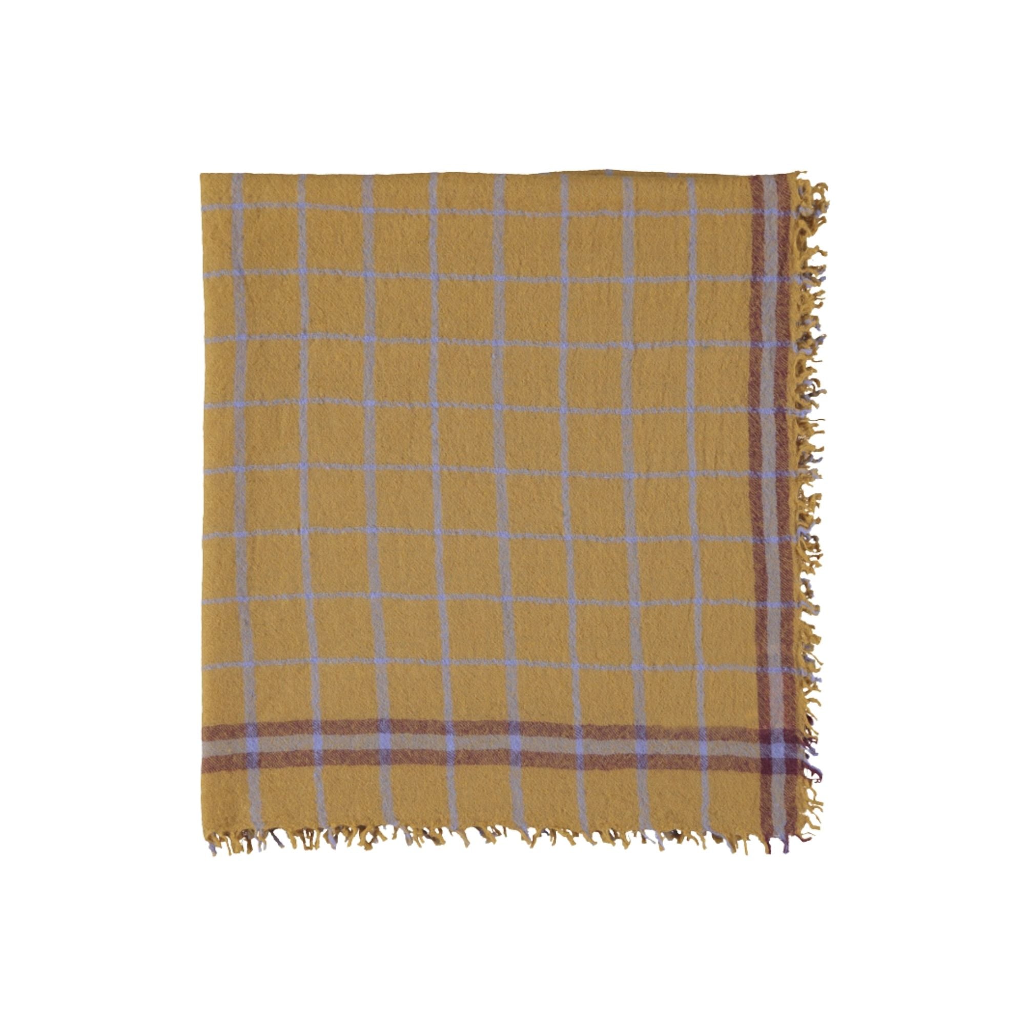 Scarf | Camel Checkered