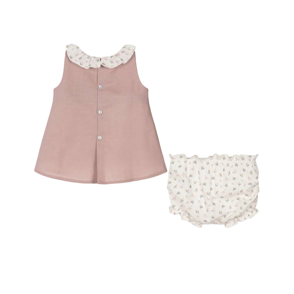 Lino Dress and Bloomer Set