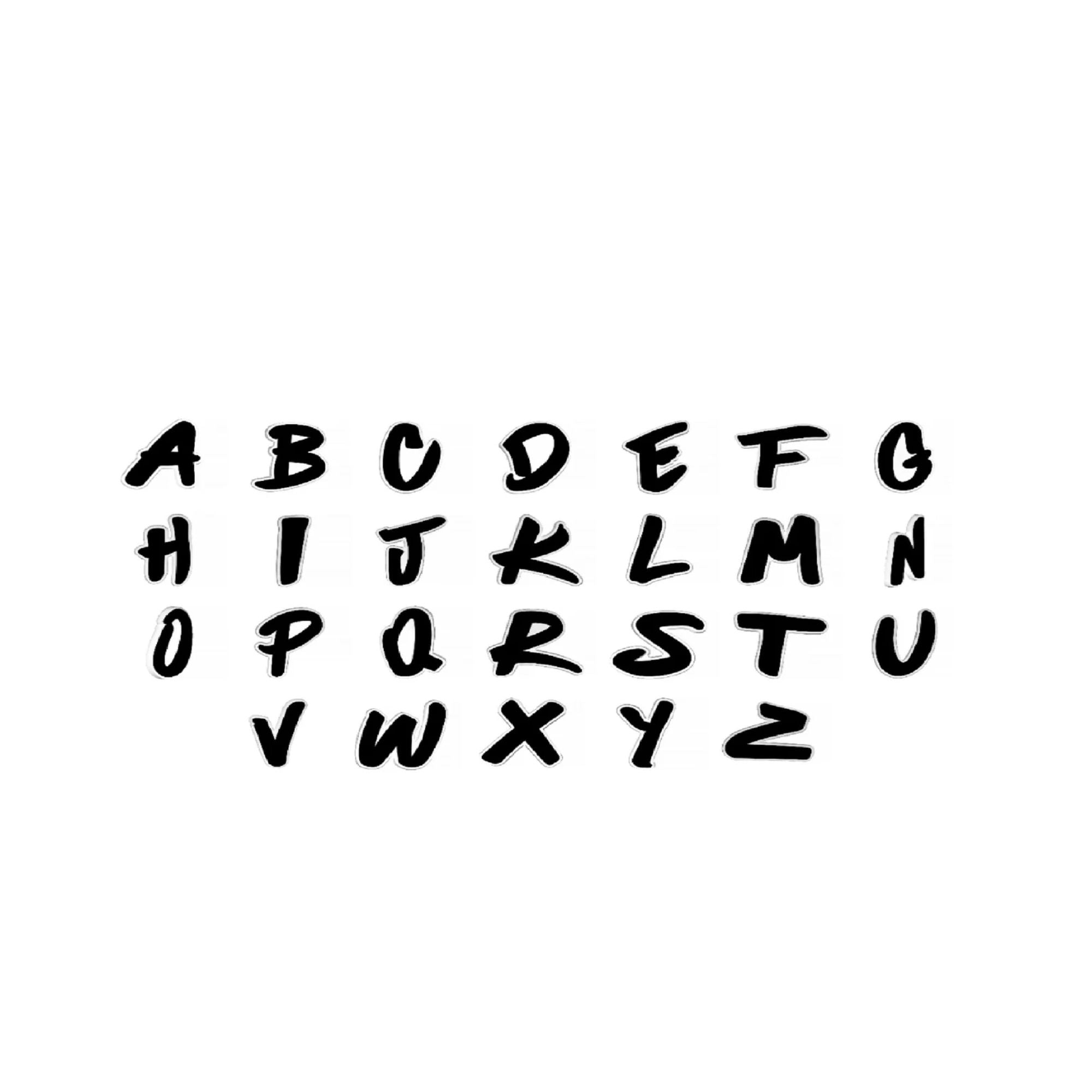 Nimix Alphabet | Black