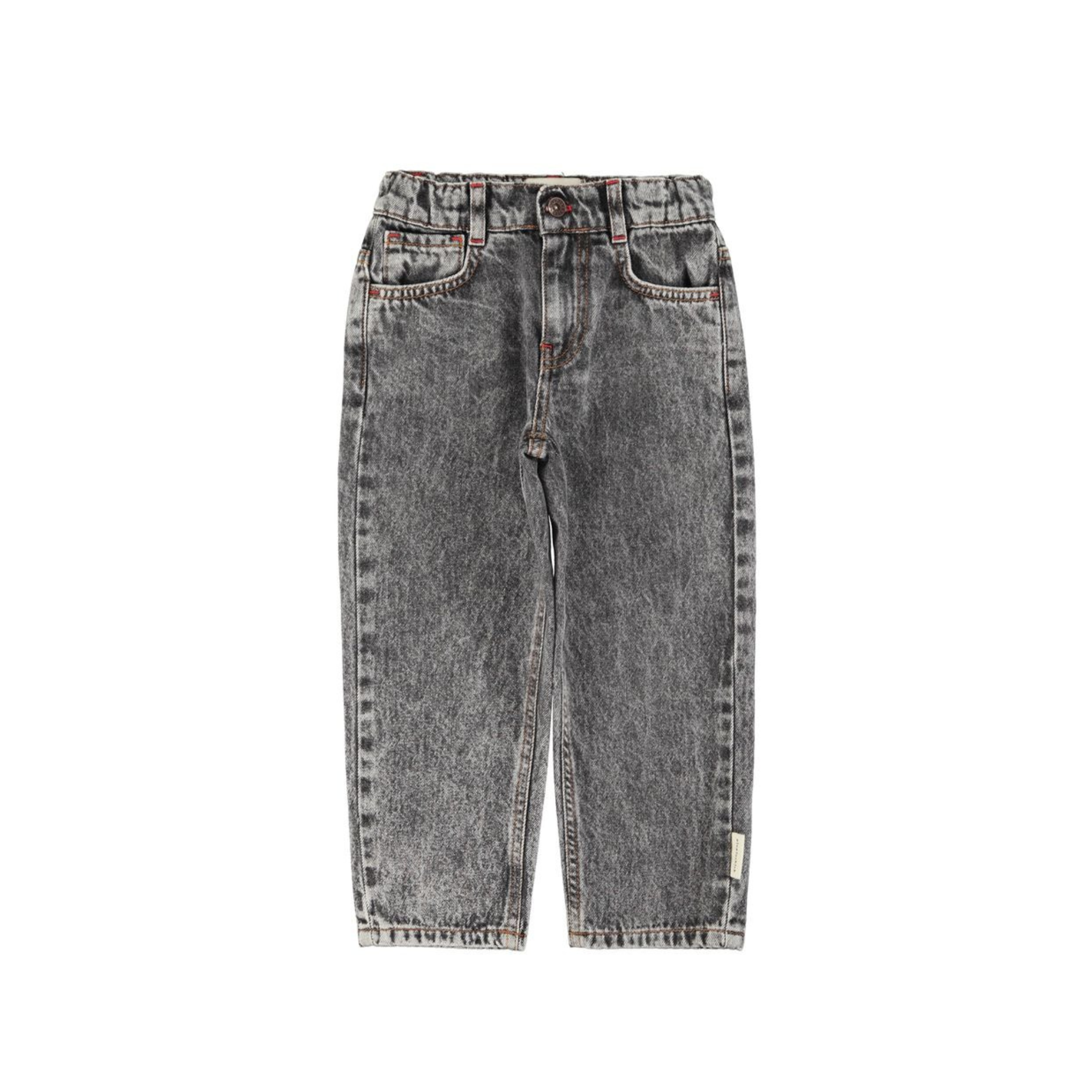 Unisex Trousers | Washed Black Denim