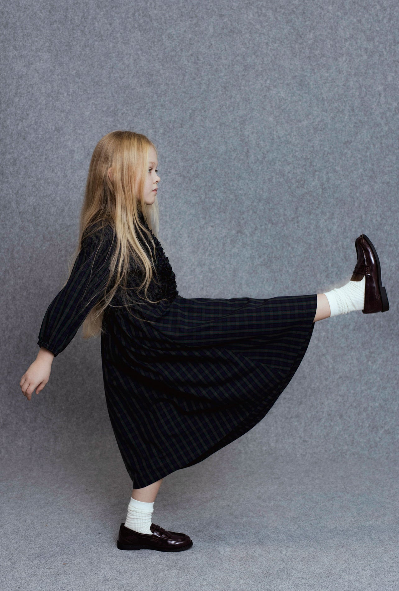 Ravi Skirt | Green Checks