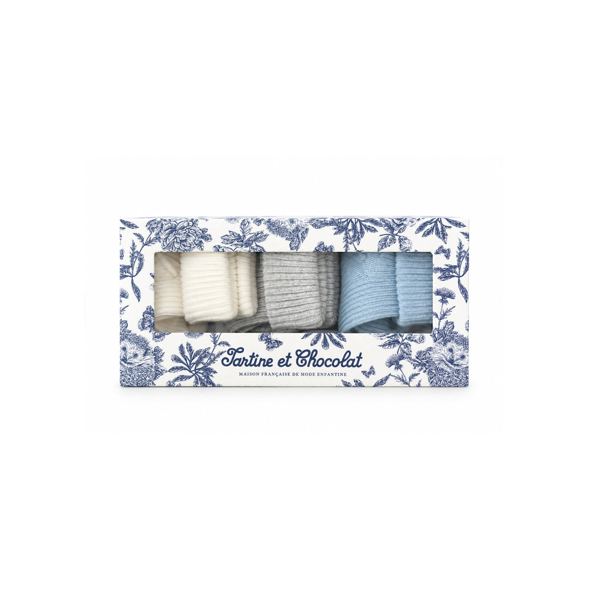 Newborn Socks Kit | Blue Gray