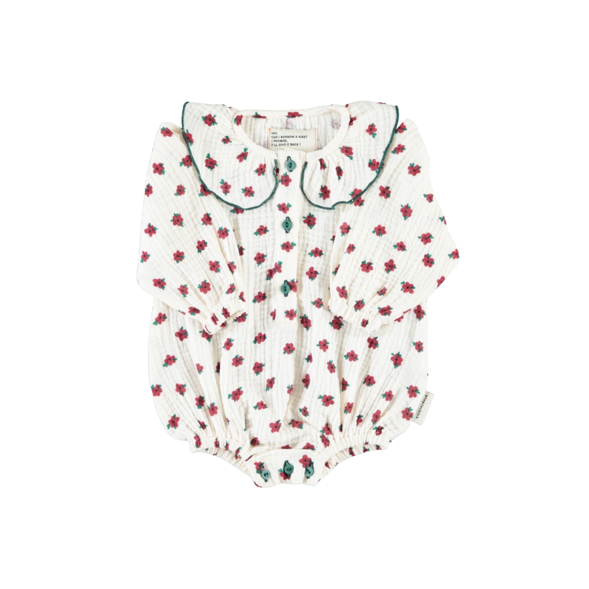 Romper | Ecru with Flowers