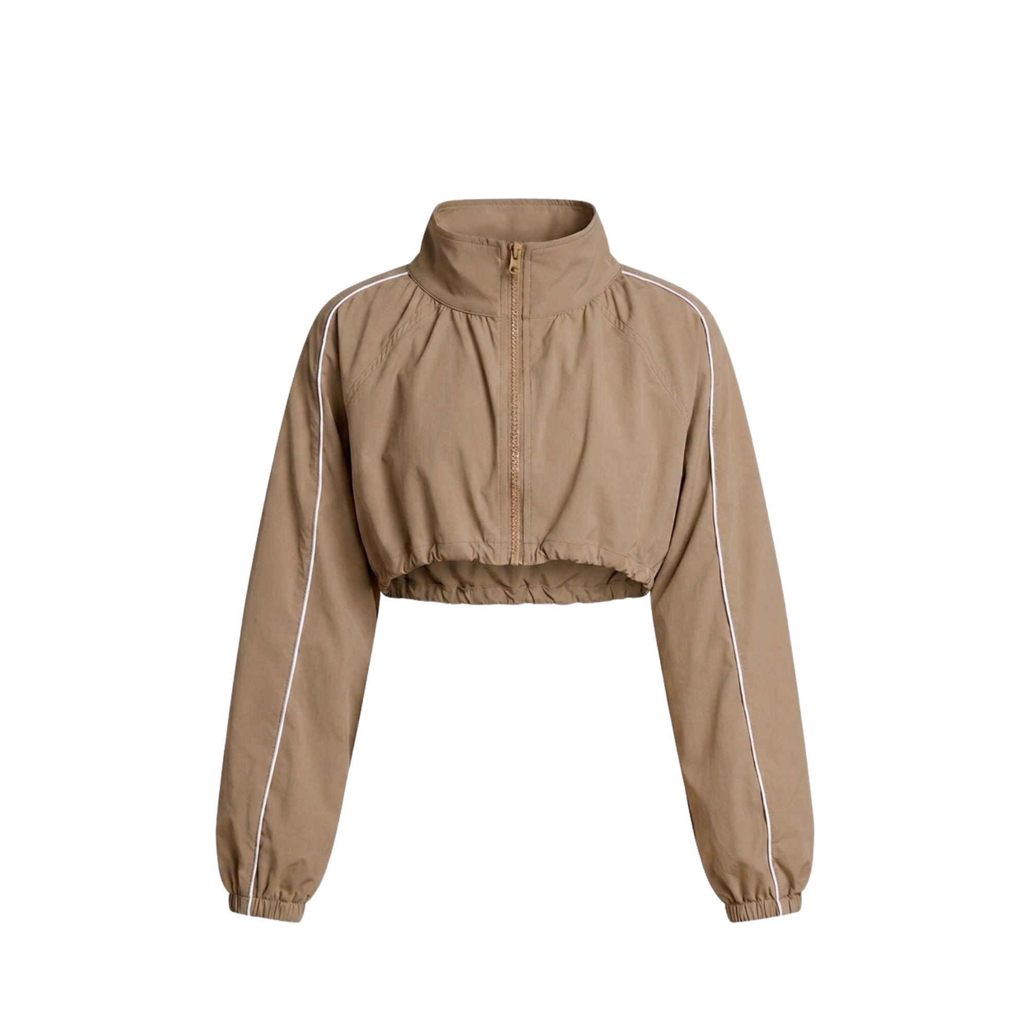 Cropped Windbreaker | Mocha
