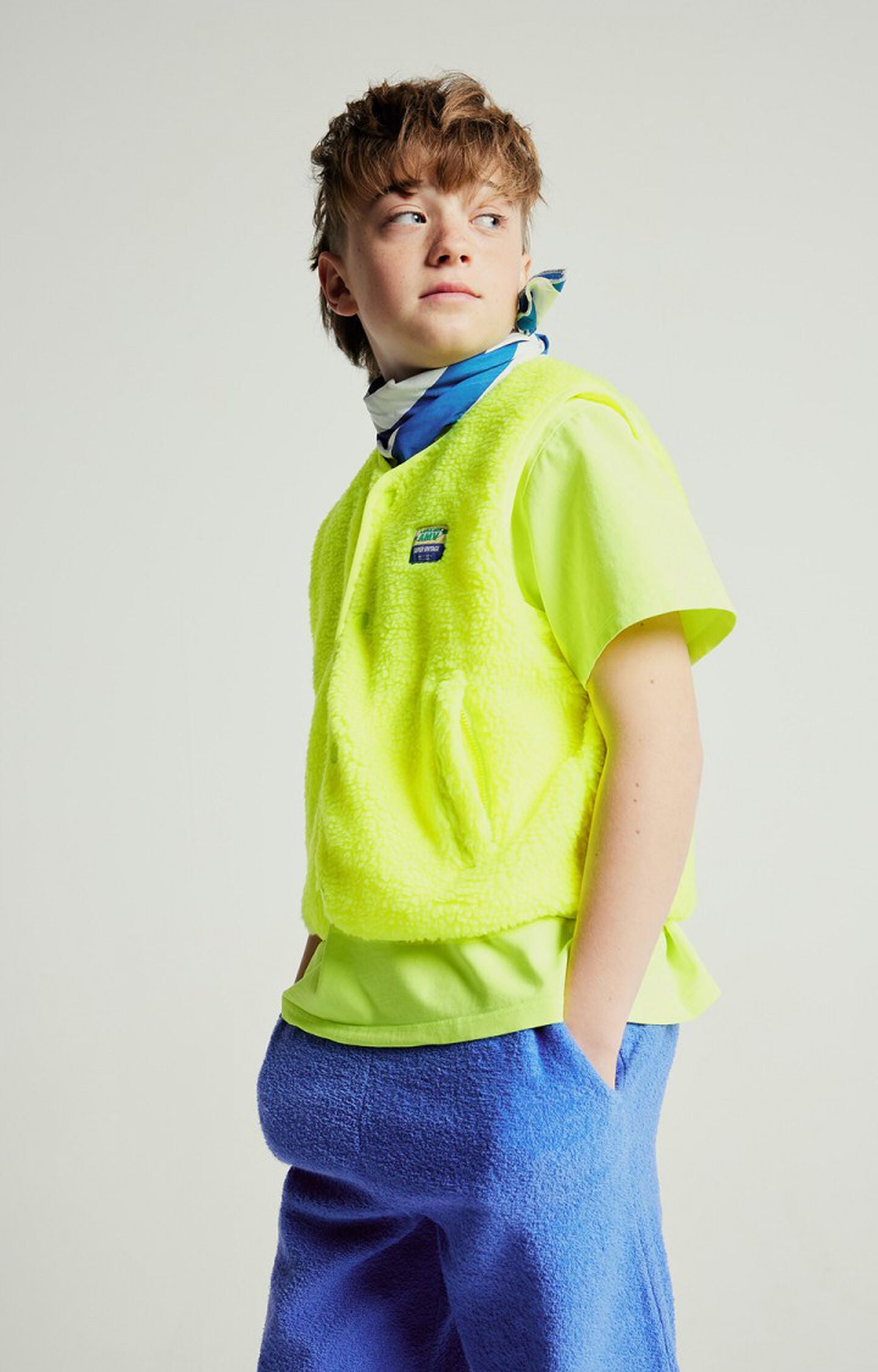 Hoktown Sleeveless Jacket | Neon Yellow