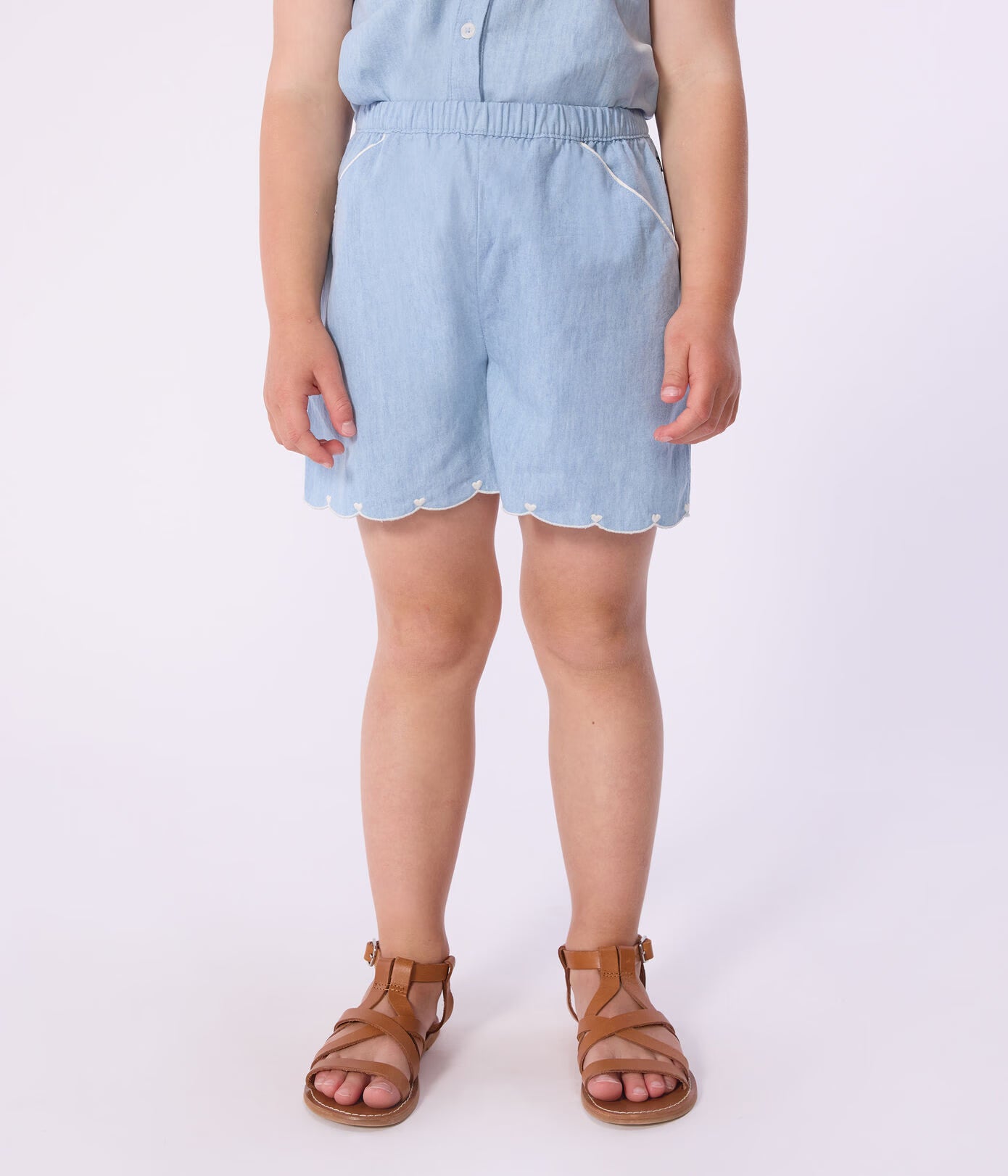 Cotton Shorts | Blue